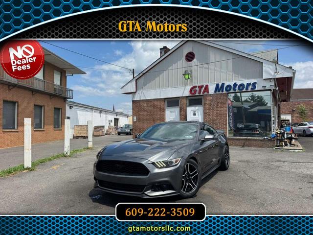Gray 2016 Ford Mustang Coupe Rear-Wheel Drive Automatic