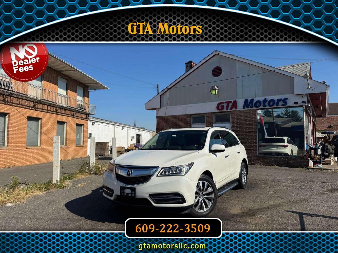 Acura MDX SH-AWD 4dr w/Tech/AcuraWatch Plus 2016