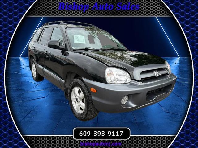 Black 2006 Hyundai Santa Fe 2.7L GLS AWD SUV / Crossover All-Wheel Drive Automatic