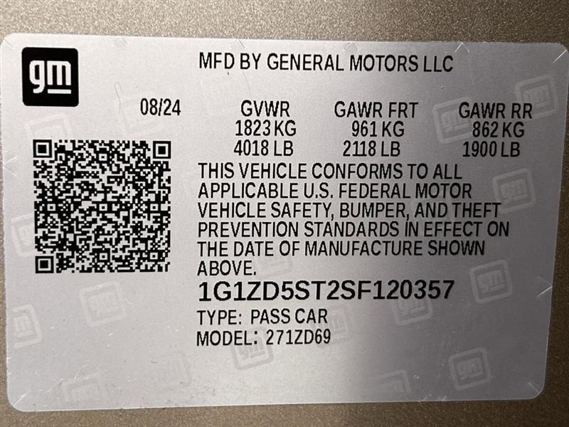 Chevrolet Malibu 1LT 2025