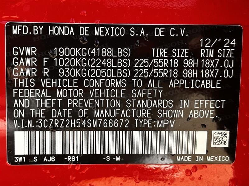 Honda HR-V Sport AWD 2025