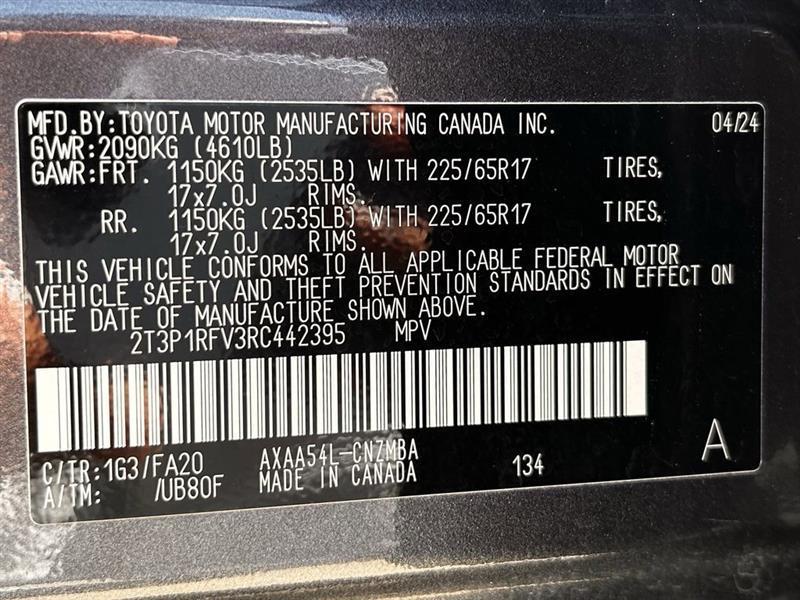 Toyota RAV4 XLE AWD 2024