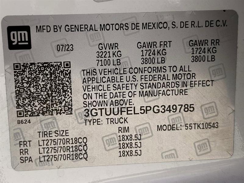 GMC Sierra 1500 AT4X Crew Cab 4WD 2023