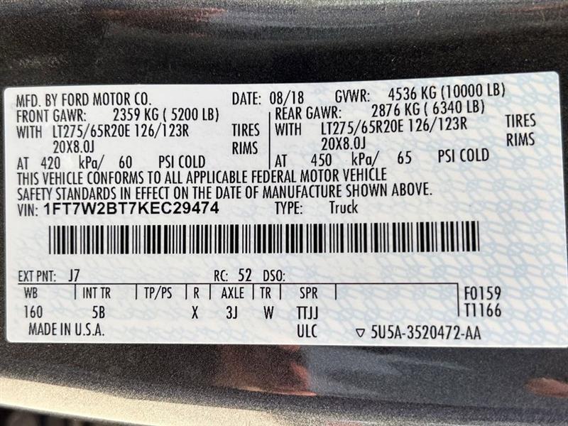 Ford F-250 SD Lariat Crew Cab 4WD 2019