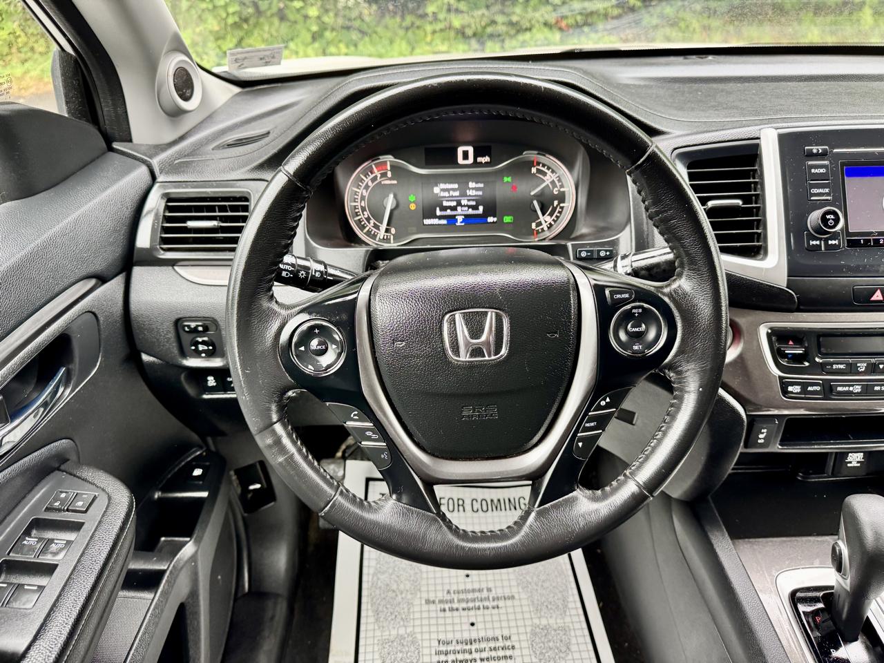 Honda Ridgeline RTL AWD 2017