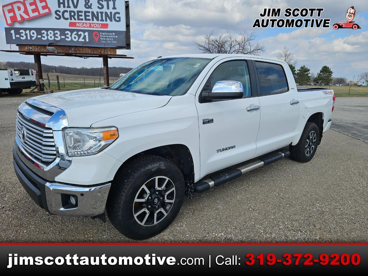 2016 Toyota Tundra 4WD Truck CrewMax 5.7L FFV V8 6-Spd AT LTD (Natl)