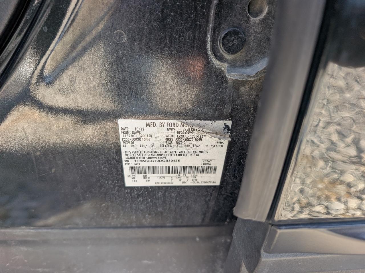 Ford Explorer Sport 4WD 2013