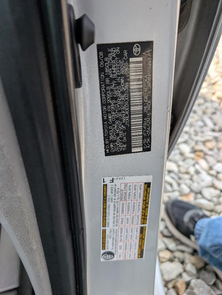 Toyota Corolla S 4-Speed AT 2009