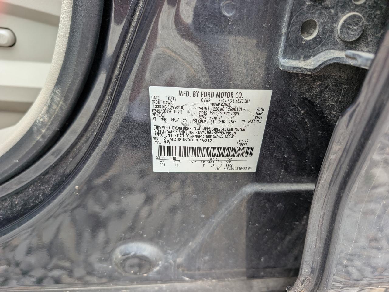 Lincoln MKX AWD 2013