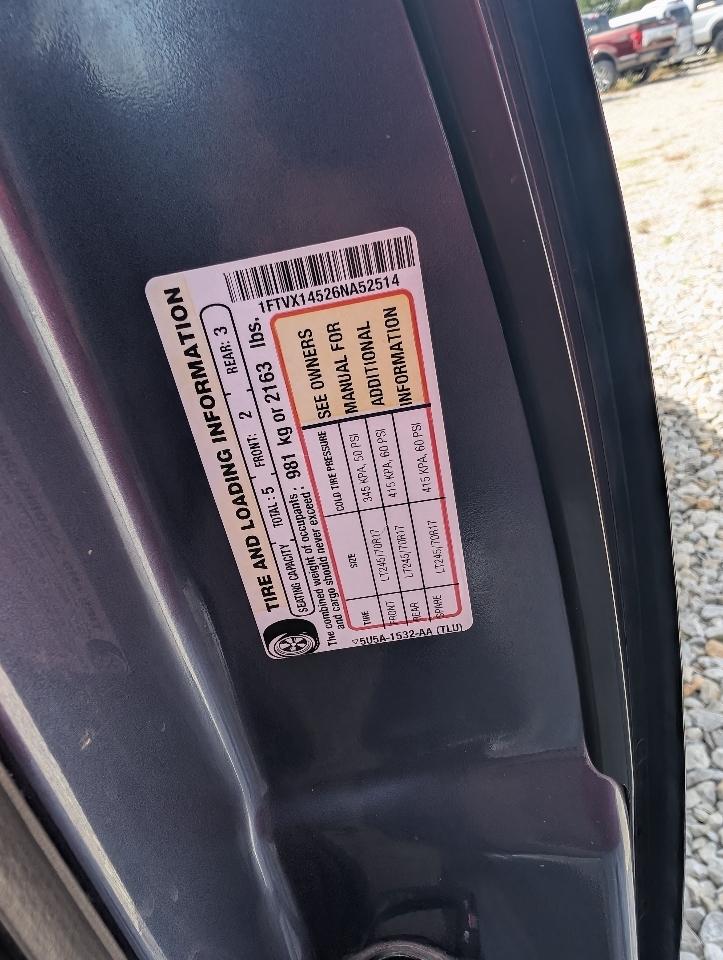 Ford F-150 4WD SuperCab 163" Lariat w/HD Payload Pkg 2006
