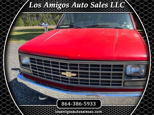 Red 1988 Chevrolet C/K 3500 Pickup Truck Rear-Wheel Drive Automatic