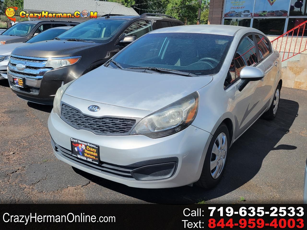 Used 14 Kia Rio For Sale In Colorado Springs Co Crazy Herman Nevada Auto Sales