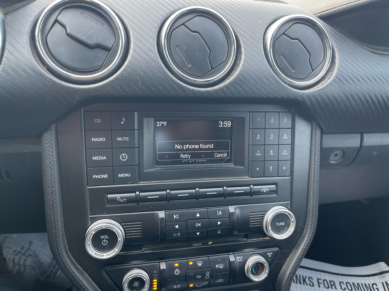 Ford Mustang V6 Convertible 2015