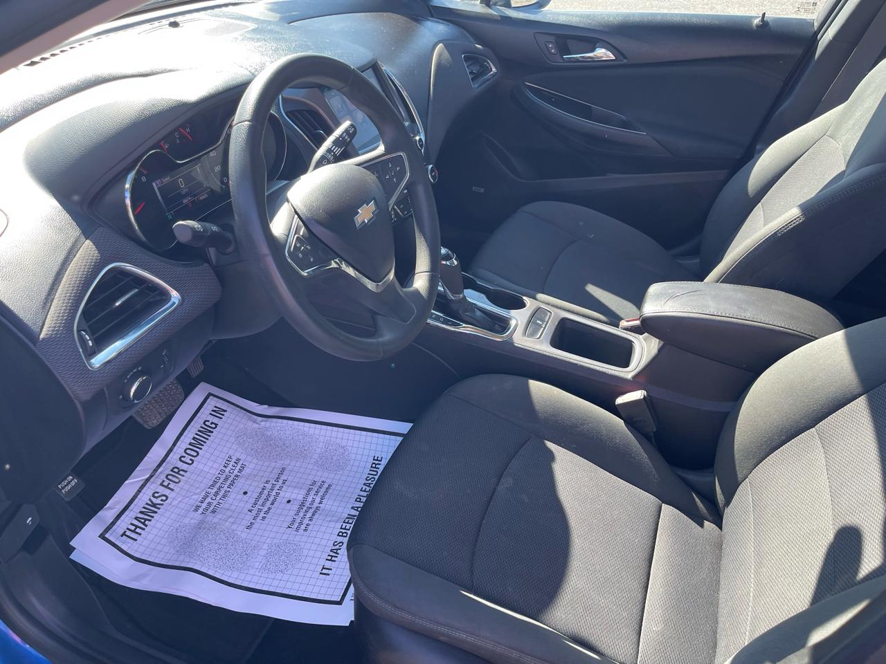 Chevrolet Cruze LT Auto Hatchback 2017