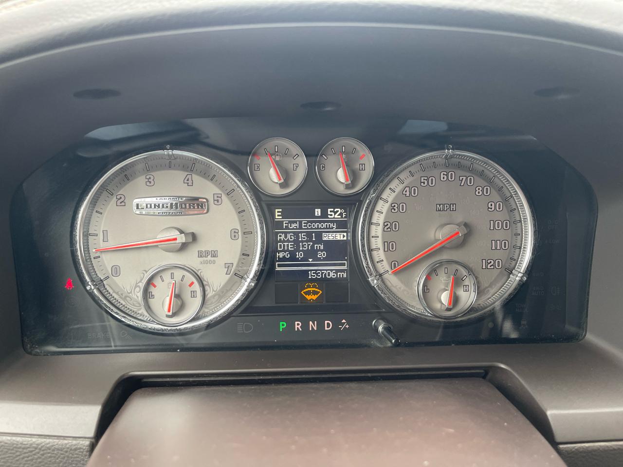 RAM 1500 2WD Crew Cab 140.5" Laramie Longhorn Edition 2011