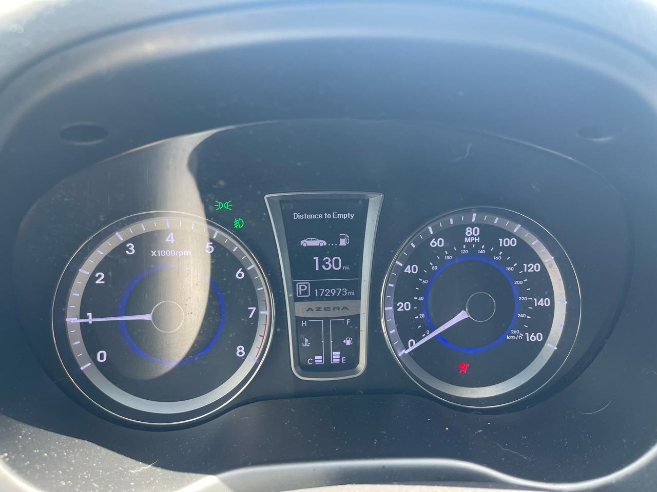 Hyundai Azera 3.3L 2013