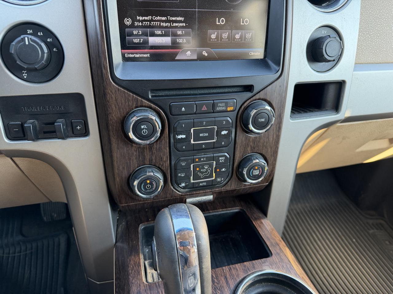 Ford F-150 4WD SuperCrew 139" Lariat 2013