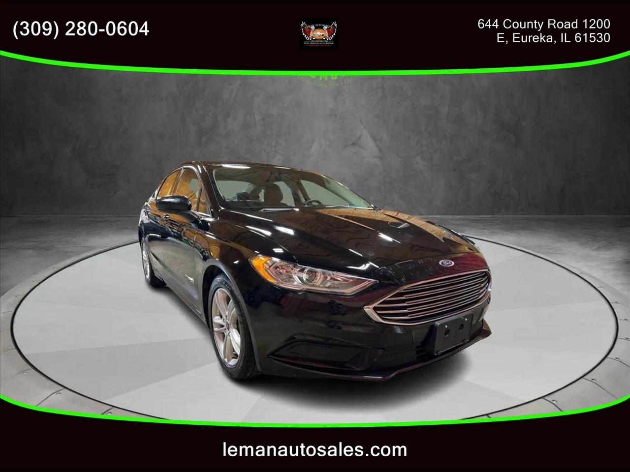 2018 Ford Fusion Hybrid S Hybrid Sedan 4D