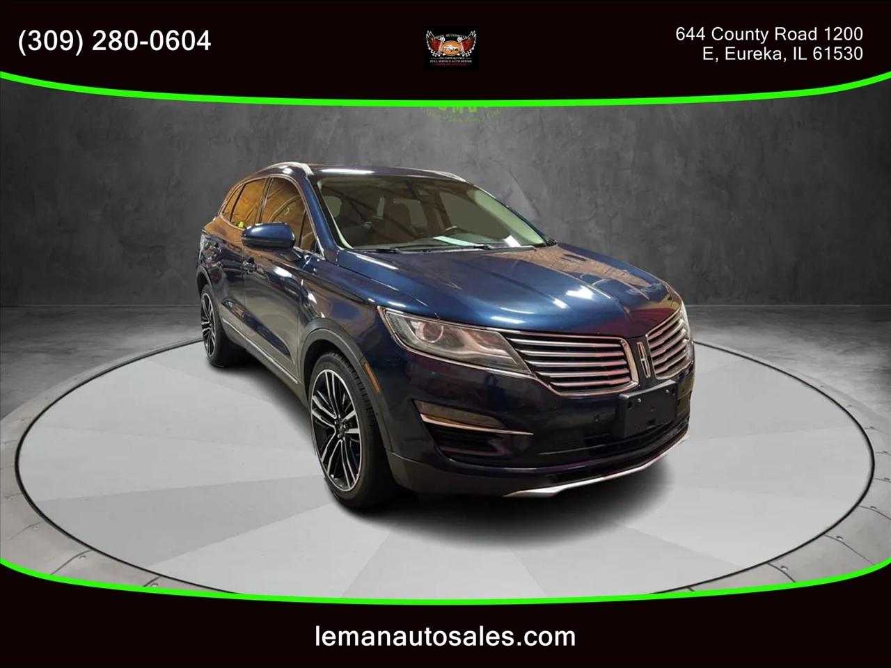 2017 Lincoln MKC Reserve Sport Utility 4D