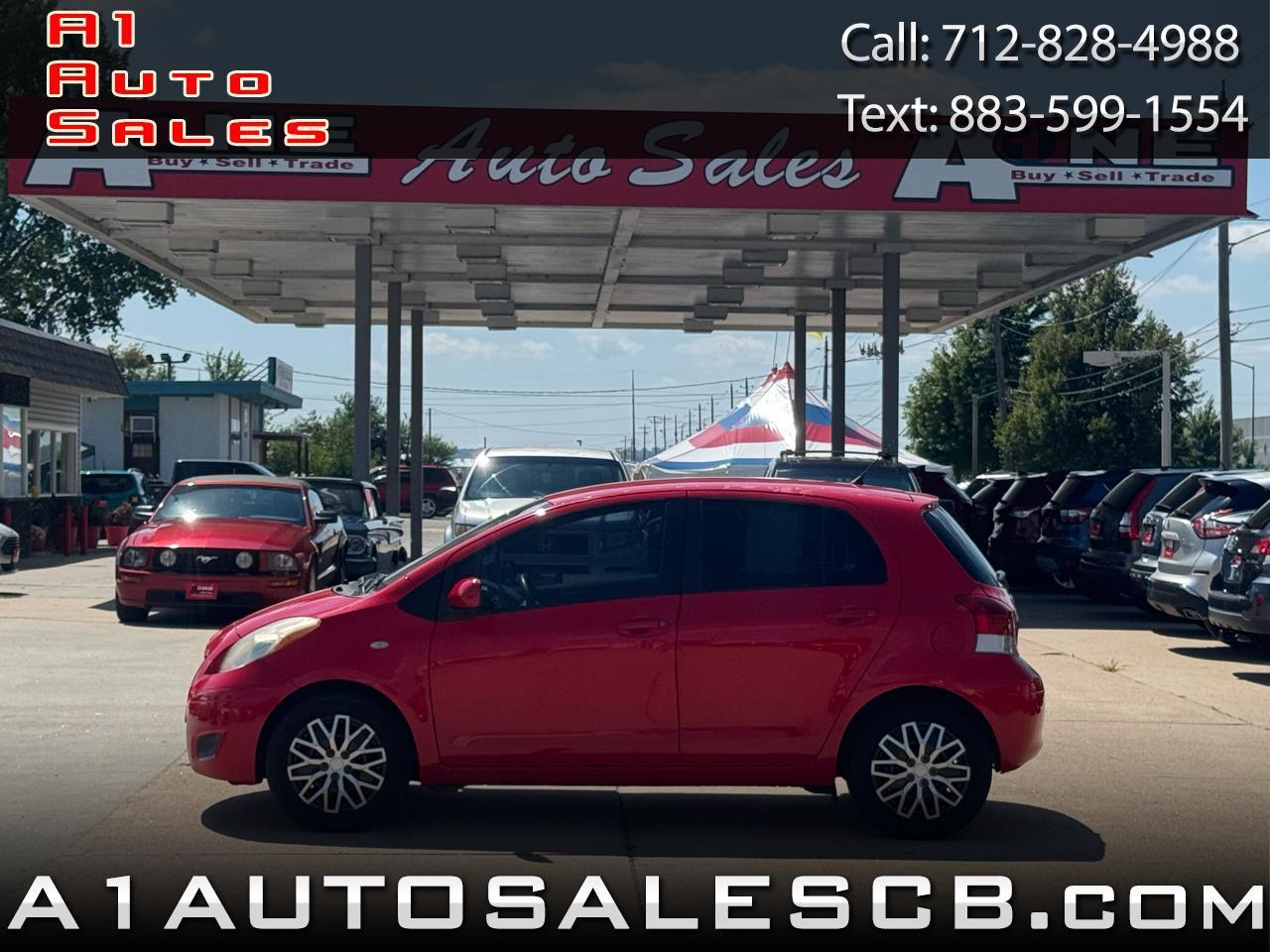 Red 2010 Toyota Yaris   Automatic