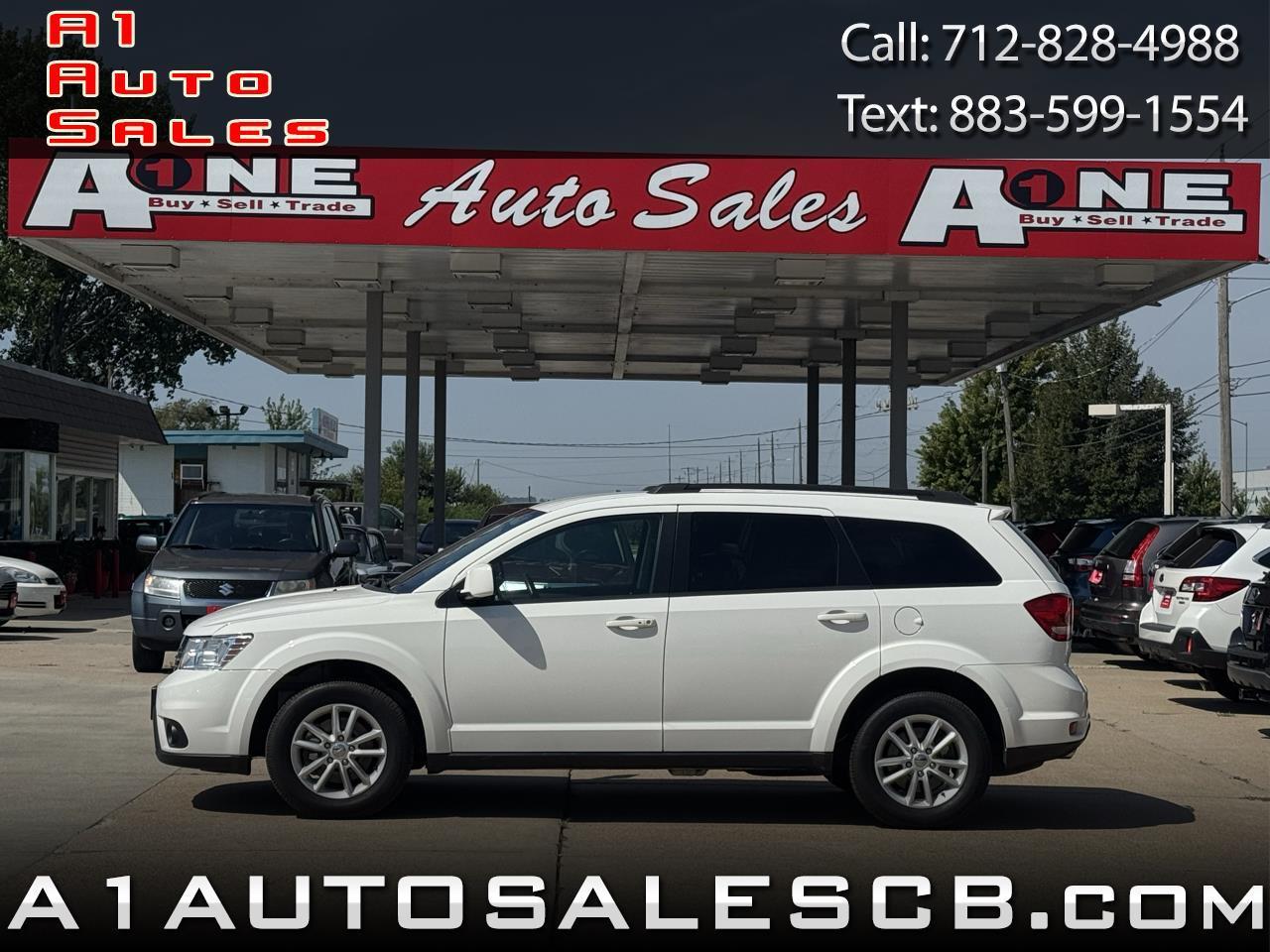 White 2015 Dodge Journey SUV / Crossover All-Wheel Drive Automatic