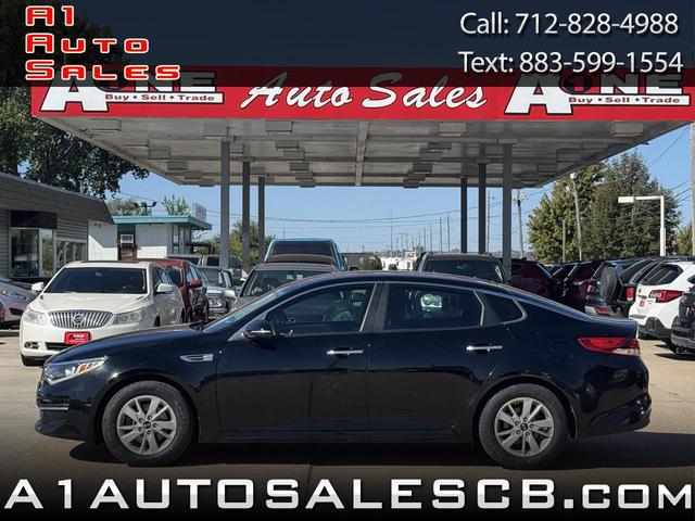 Black 2018 Kia Optima Sedan Front-Wheel Drive Automatic