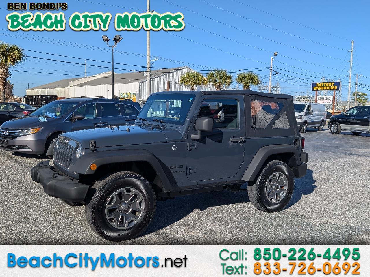 2016 Jeep Wrangler 4WD 2dr Sport