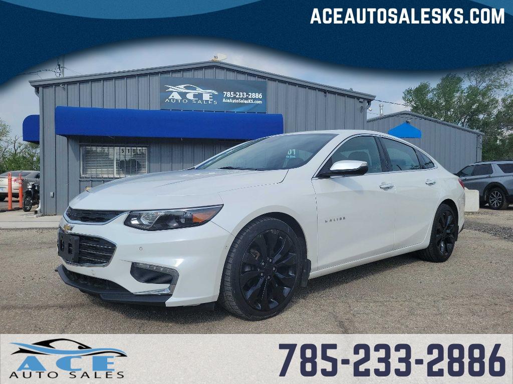 White 2017 Chevrolet Malibu Sedan Front-Wheel Drive Automatic