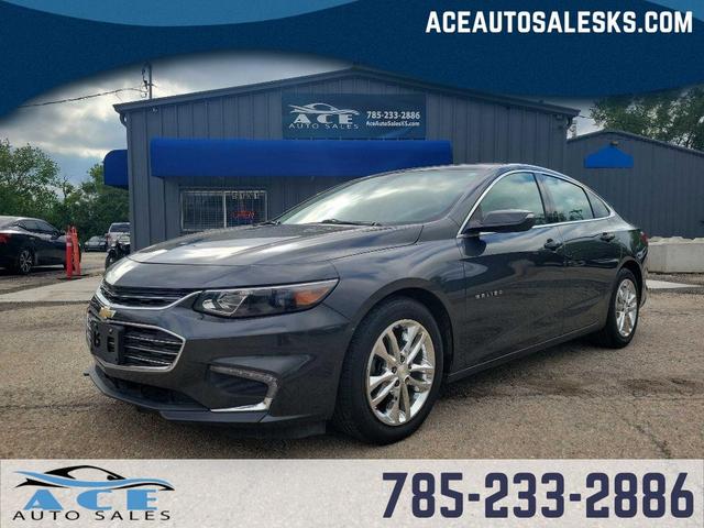 Gray 2018 Chevrolet Malibu LT FWD Sedan Front-Wheel Drive Automatic