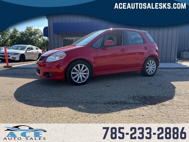 Red 2011 Suzuki SX4 Sedan Front-Wheel Drive 6-Speed Manual
