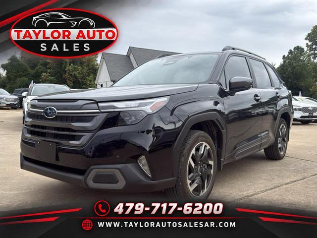 Black (BLK) 2025 Subaru Forester Hybrid SUV / Crossover All-Wheel Drive Continuously Variable Transmission