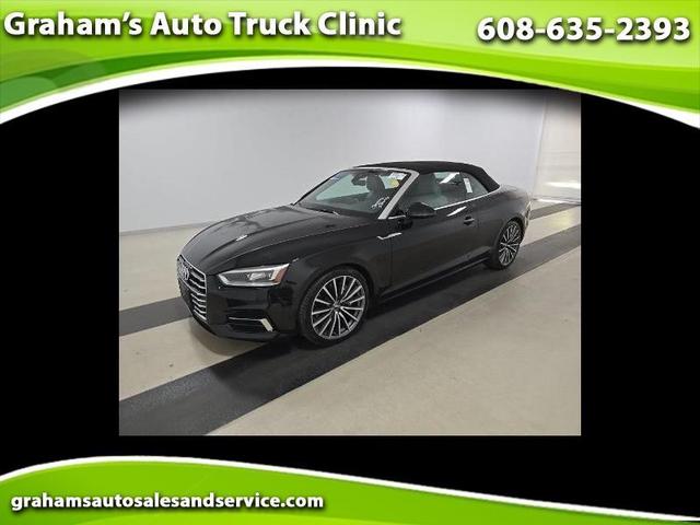 Black 2018 Audi A5 Convertible All-Wheel Drive