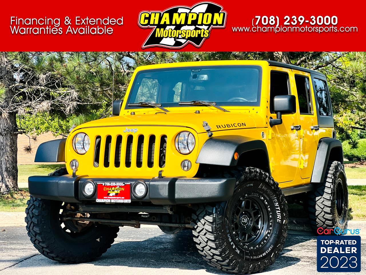 2015 Jeep Wrangler Unlimited 4WD 4dr Rubicon