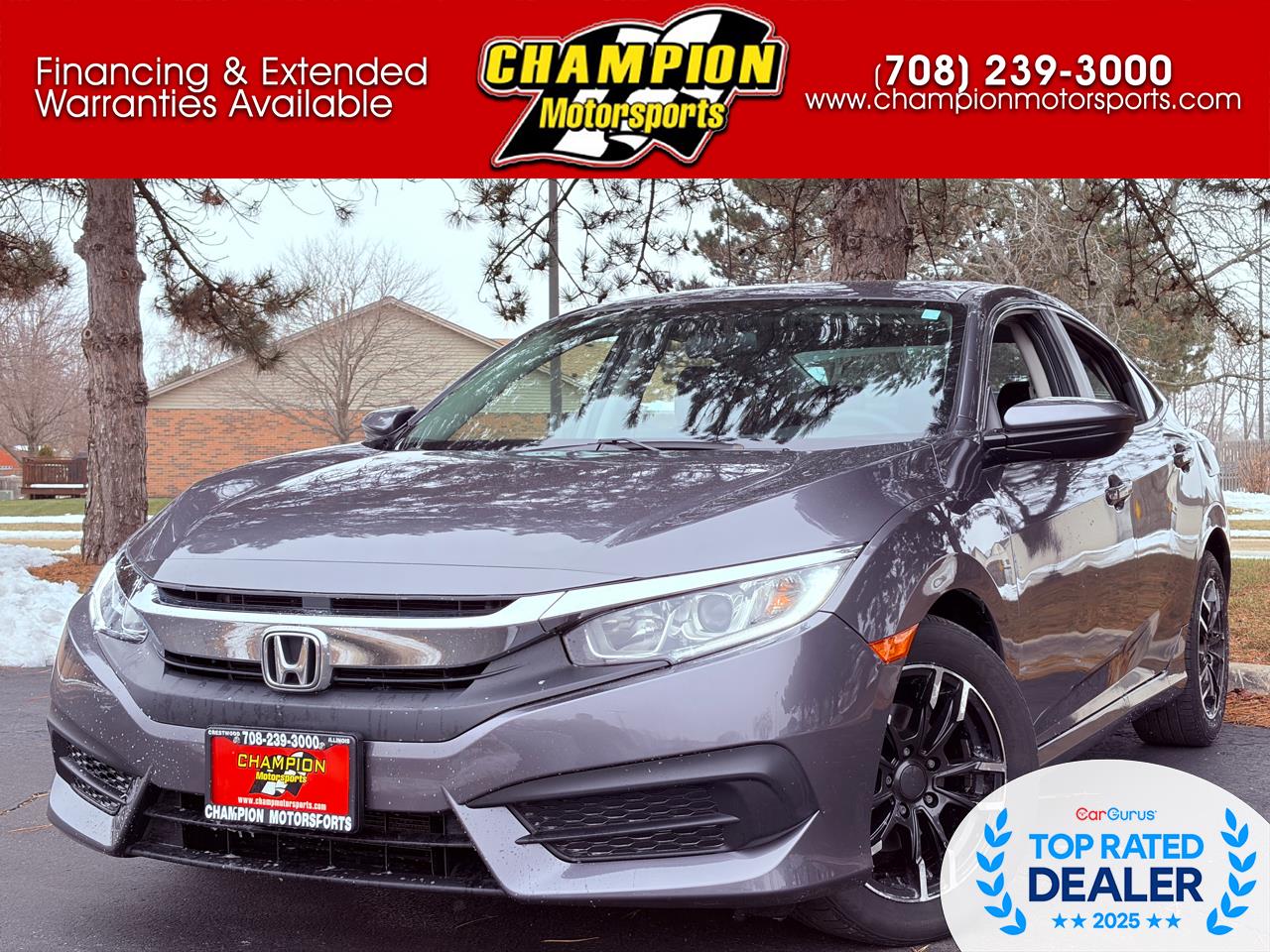 2016 Honda Civic Sedan 4dr CVT LX