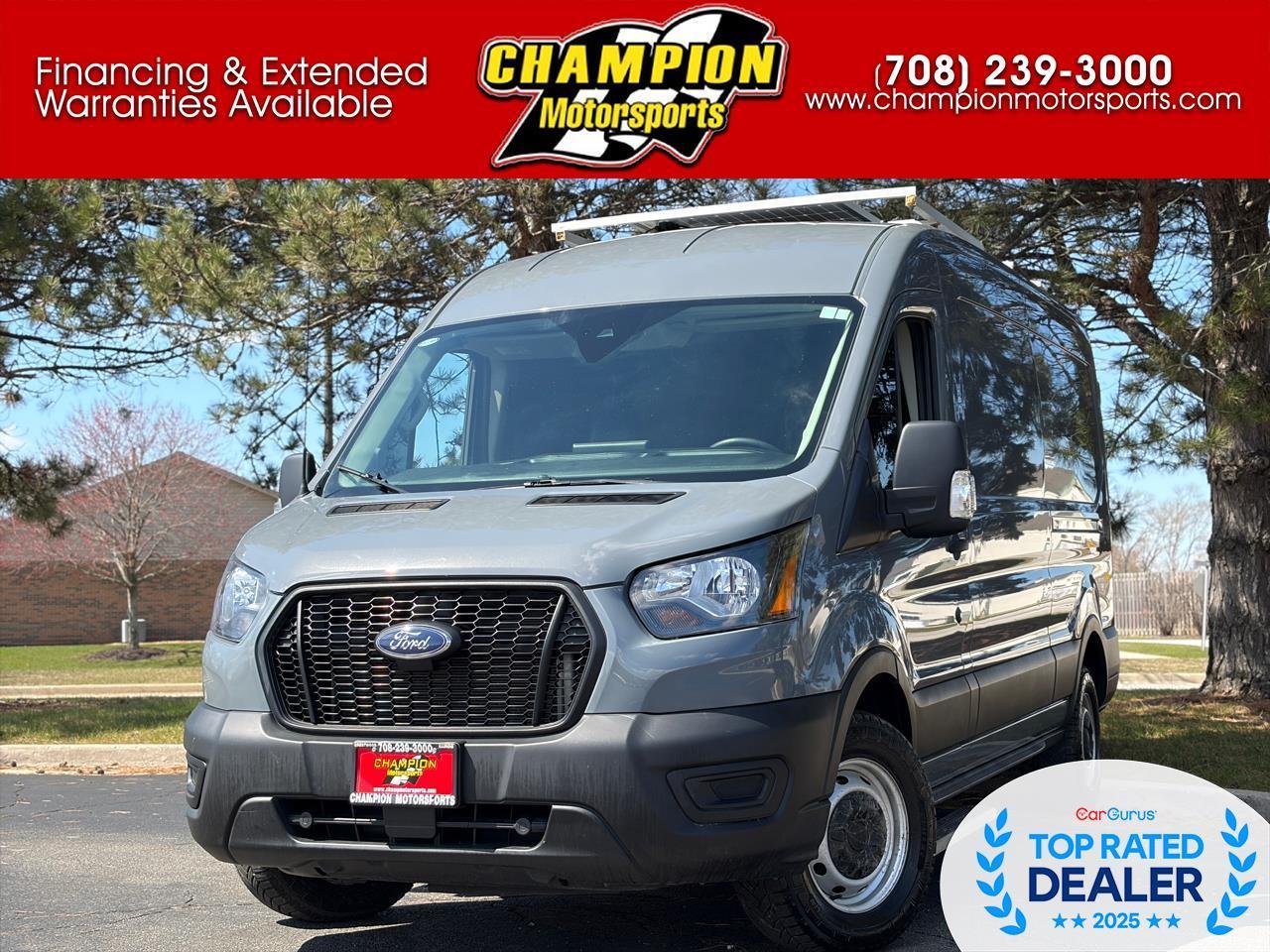 2023 Ford Transit Cargo Van T-350 130" Med Rf 9500 GVWR RWD