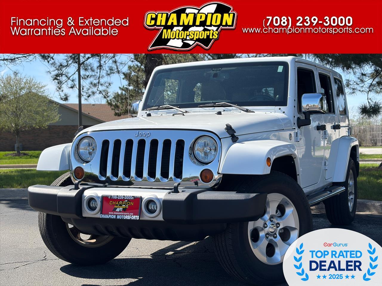 2013 Jeep Wrangler Unlimited 4WD 4dr Sahara