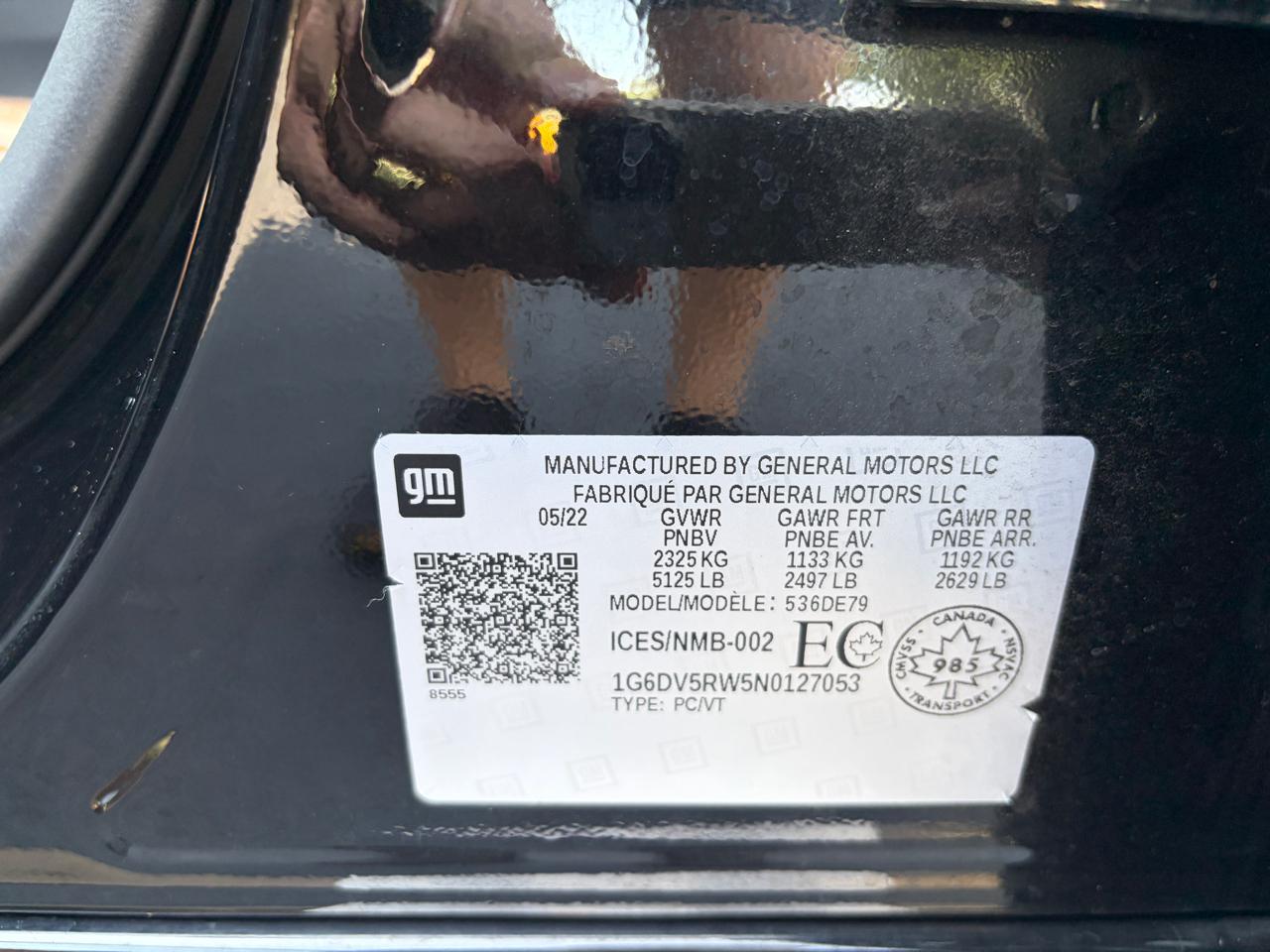 Cadillac CT5-V 4dr Sdn 2022
