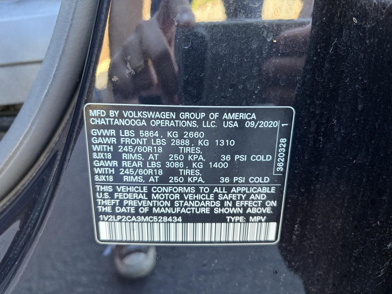 Volkswagen Atlas 2.0T SE 4MOTION *Ltd Avail* 2021