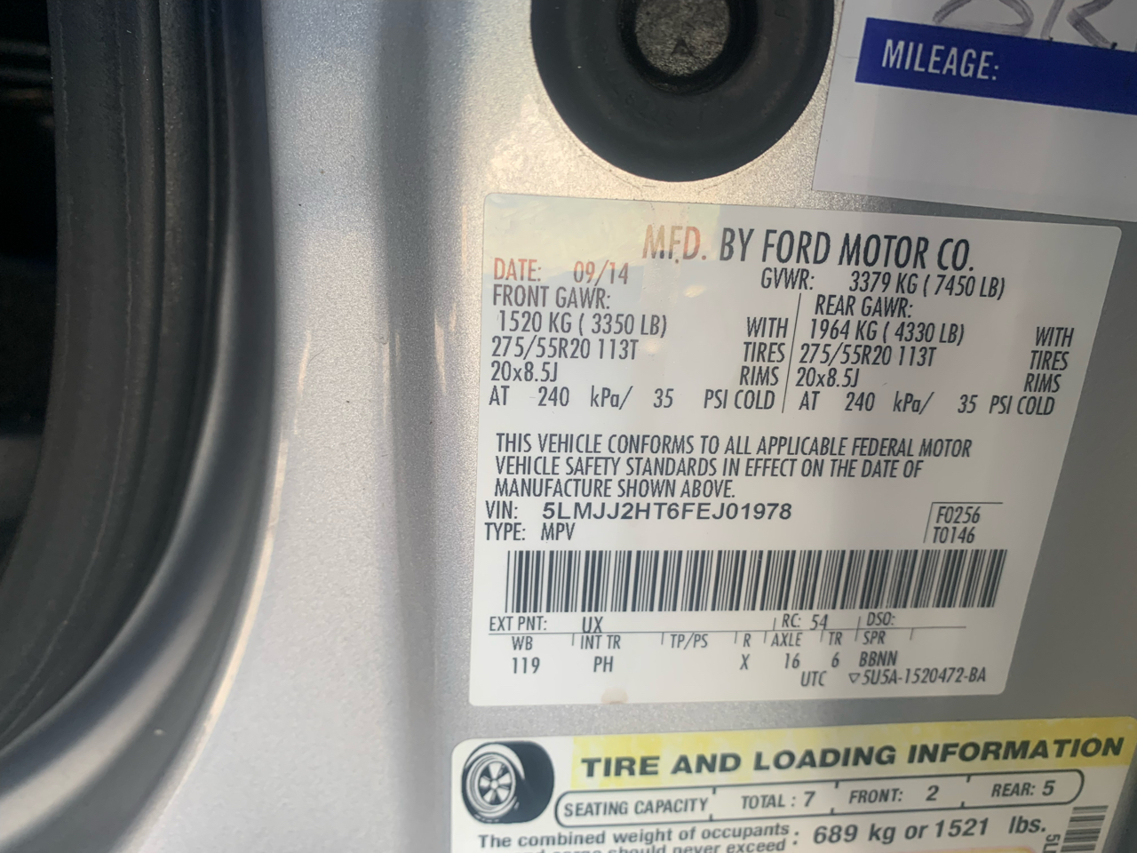 Lincoln Navigator 2WD 2015