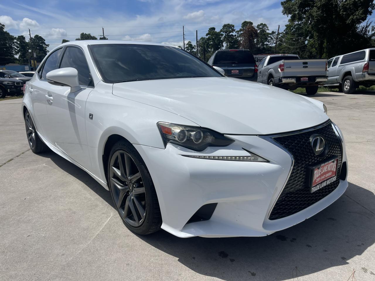White 2014 Lexus IS Sedan All-Wheel Drive Automatic