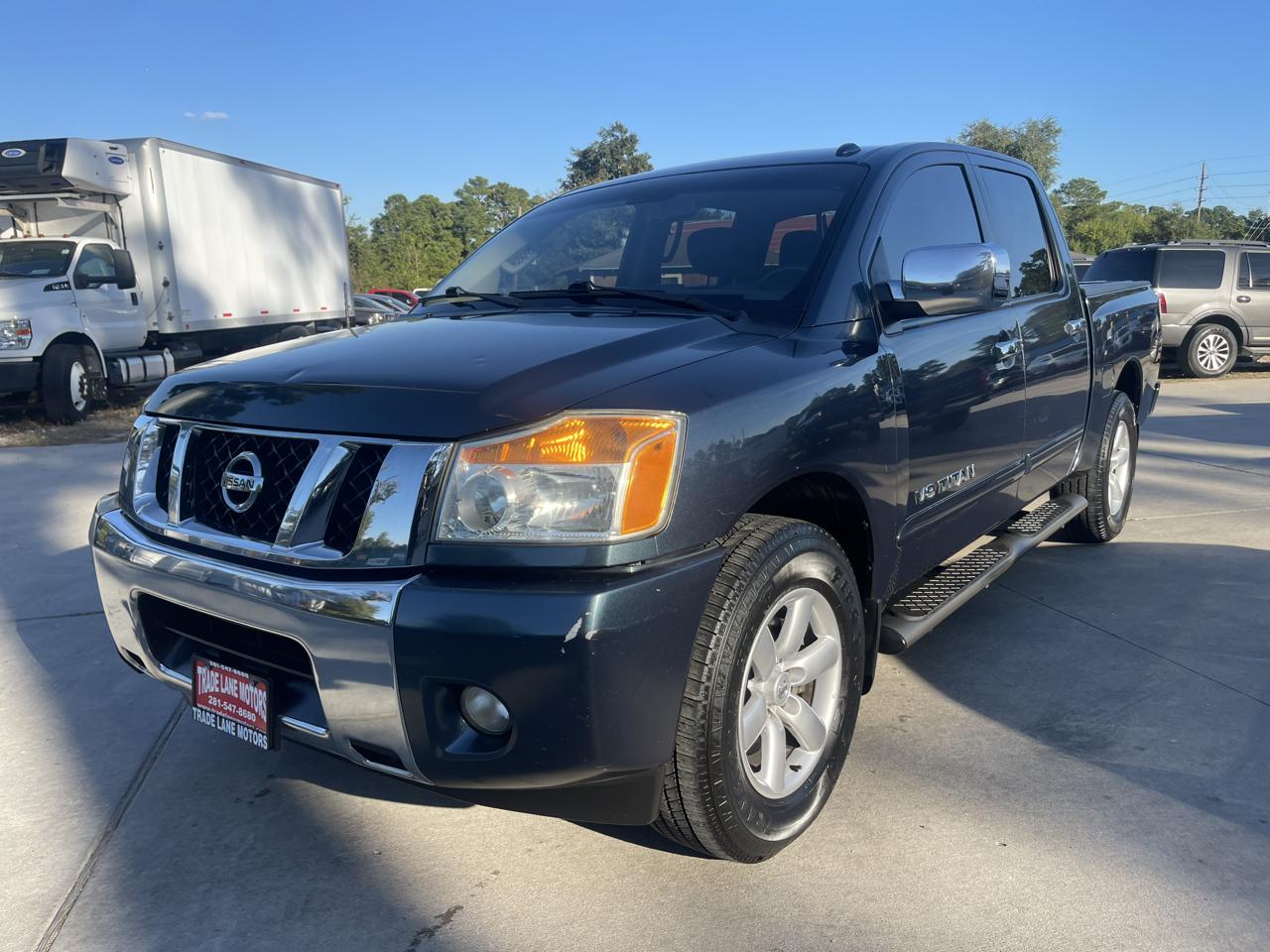 Gray 2013 Nissan Titan Pickup Truck 4X2 Automatic