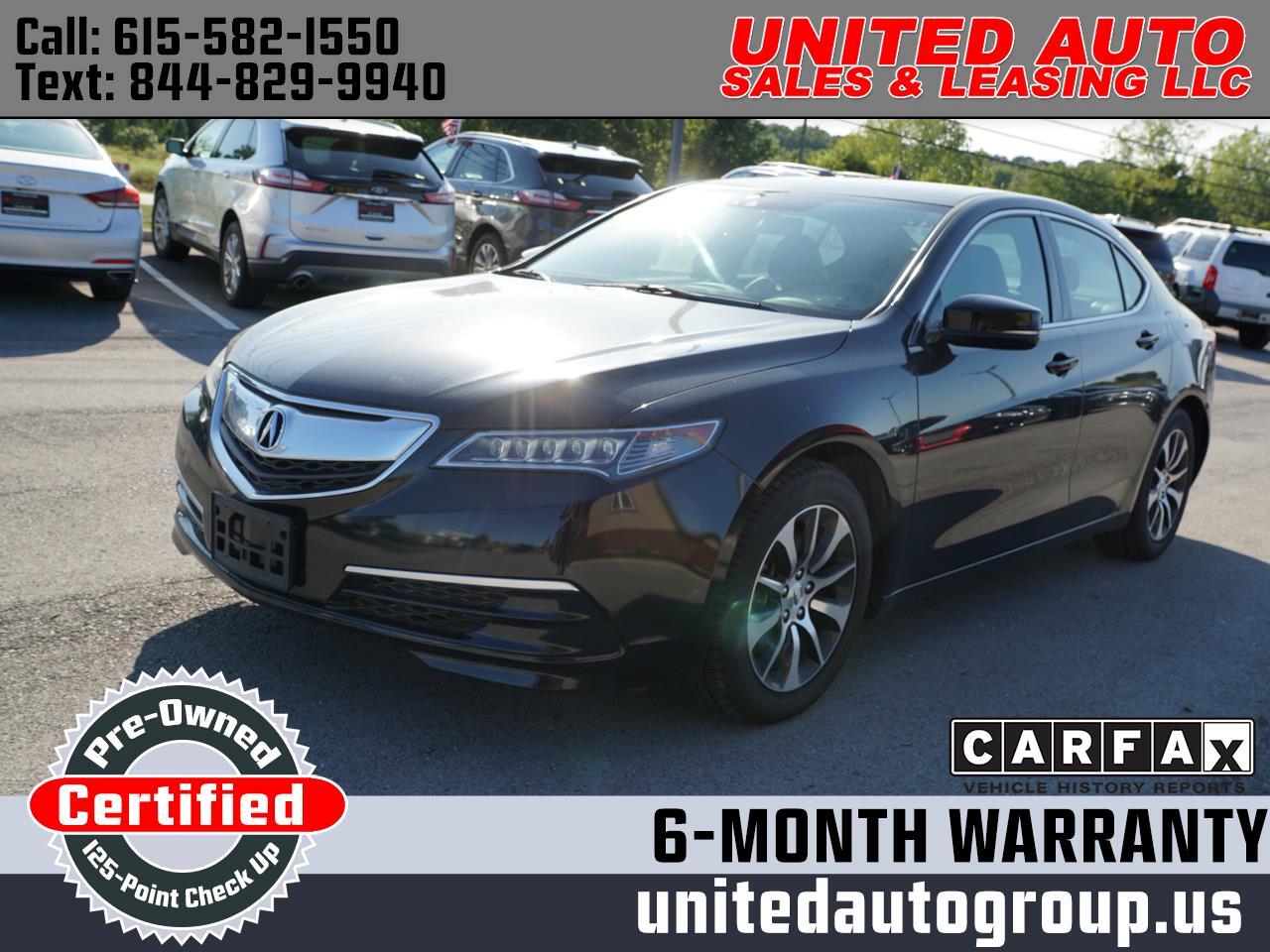 Acura TLX 4dr Sdn FWD Tech 2015