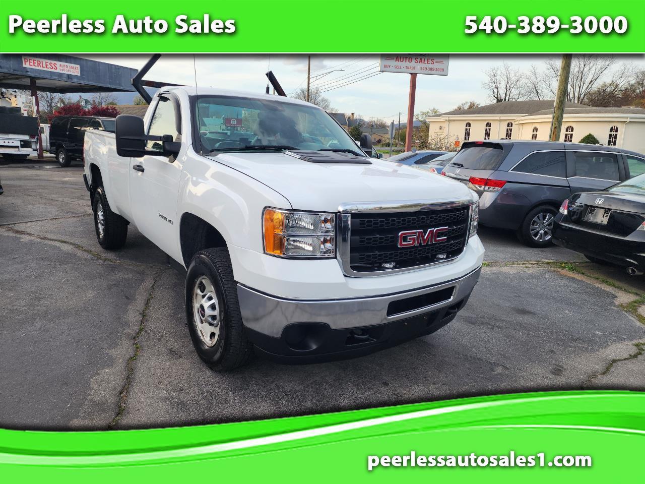 GMC Sierra 2500HD Work Truck Long Box 4WD 2013