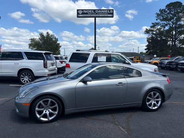 Silver 2003 INFINITI G35 Coupe RWD Coupe Rear-Wheel Drive Automatic