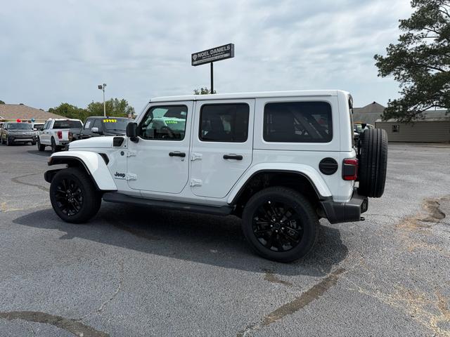 White 2025 Jeep Wrangler 4xe Sahara 4WD SUV / Crossover Four-Wheel Drive Automatic