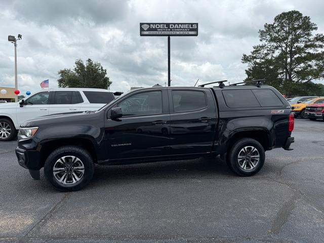 Black 2021 Chevrolet Colorado Z71 Crew Cab 4WD Pickup Truck Four-Wheel Drive Automatic