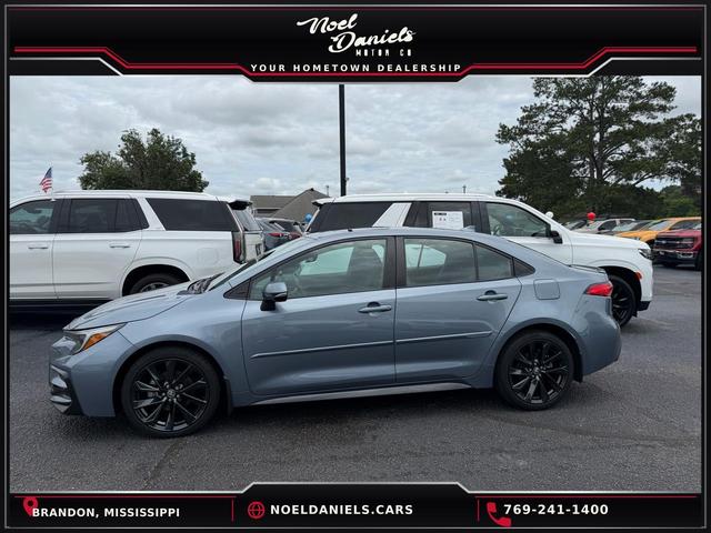 Gray 2023 Toyota Corolla Sedan Front-Wheel Drive Continuously Variable Transmission