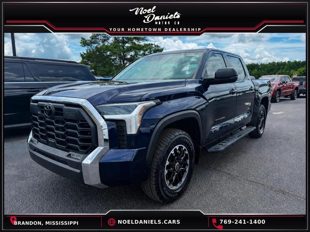 Blue 2023 Toyota Tundra Pickup Truck Four-Wheel Drive Automatic