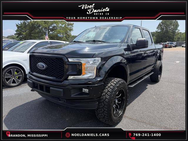 Black 2018 Ford F-150 Pickup Truck Four-Wheel Drive Automatic