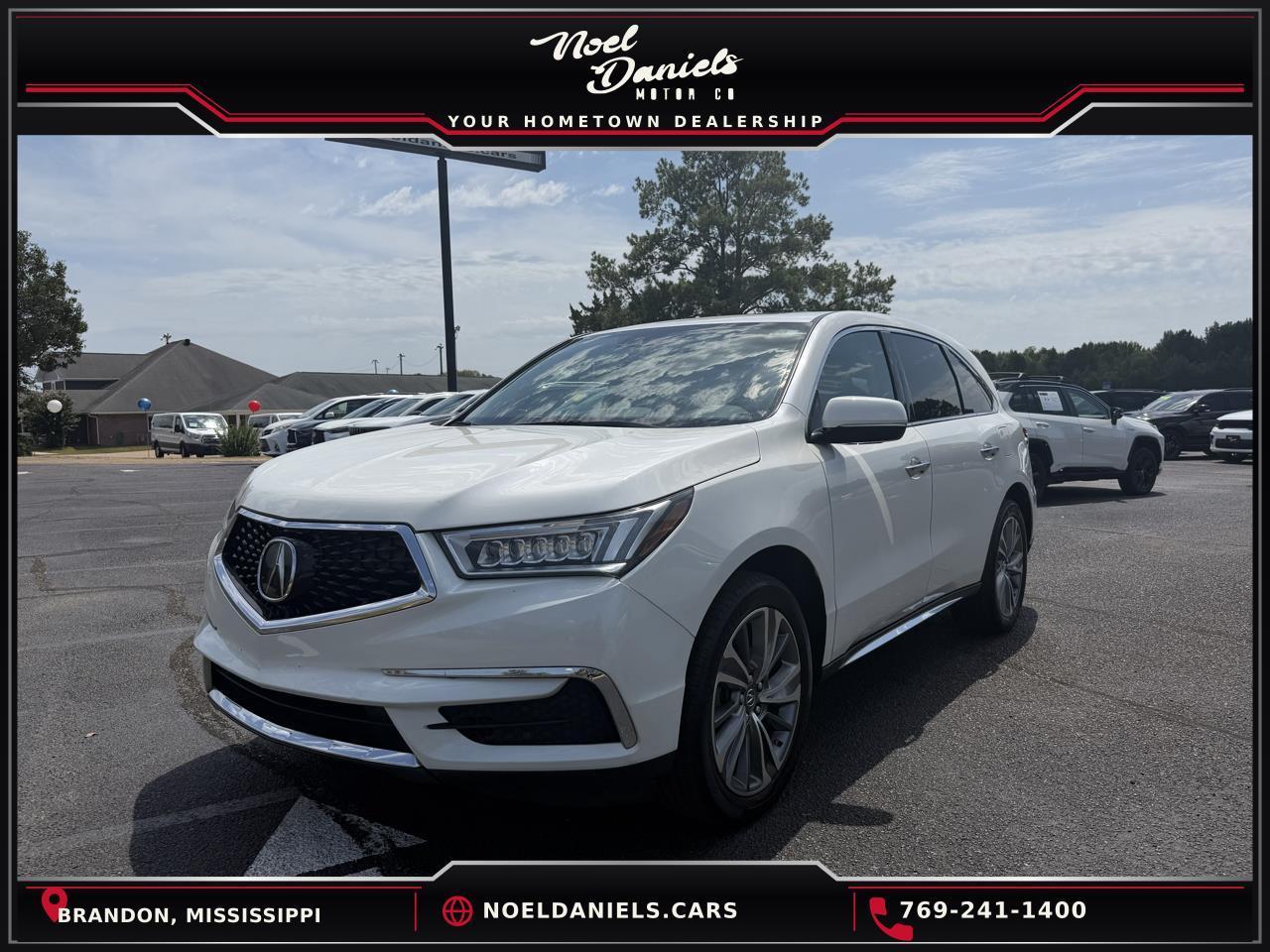 Acura MDX SH-AWD 9-Spd AT w/Tech Package 2017